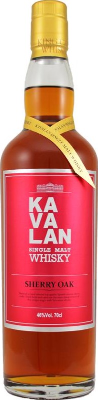 Kavalan Sherry Oak King Car Germany GmbH D-40212 Dusseldorf 46% 700ml