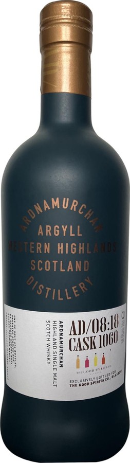 Ardnamurchan 2018 AD 08:18 Good Spirits Co 58.9% 700ml