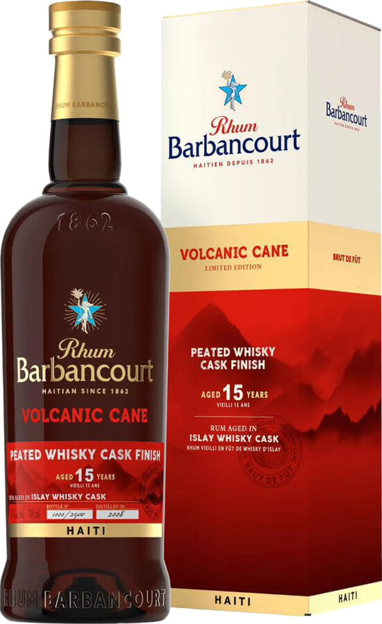 Barbancourt 2008 Volcanic Cane Whisky Cask Finish 15yo 40% 700ml