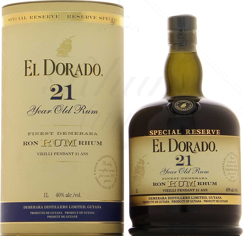 El Dorado Finest Demerara 21yo 40% 1000ml