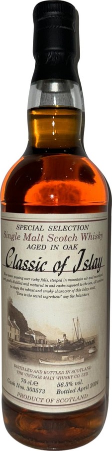 Classic of Islay Vintage 2024 JW Whiskyhort 56.3% 700ml