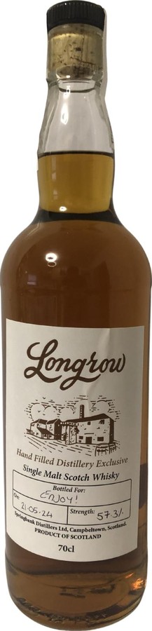 Longrow Hand Filled Distillery Exclusive 57.3% 700ml