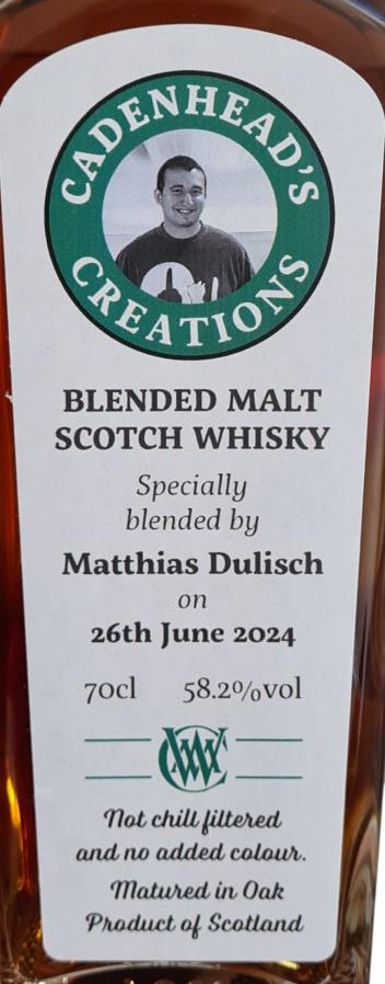 Cadenhead's Creations Creations Matthias Dulisch 58.2% 700ml