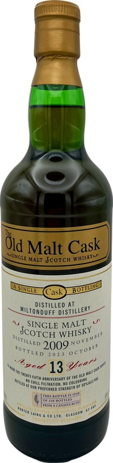 Miltonduff 2009 HL The Old Malt Cask 25th Anniversary Canasta Cream Sherry Butt 50% 700ml