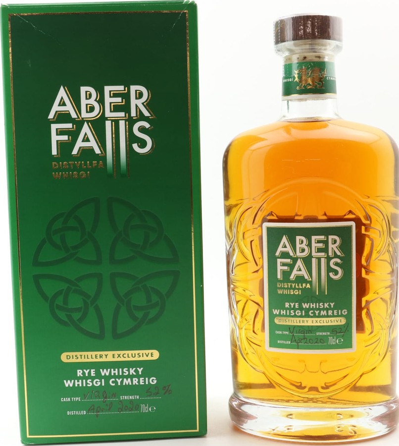 Aber Falls Rye Whisky Whisgi Cymreig Distillery Exclusive 52% 700ml