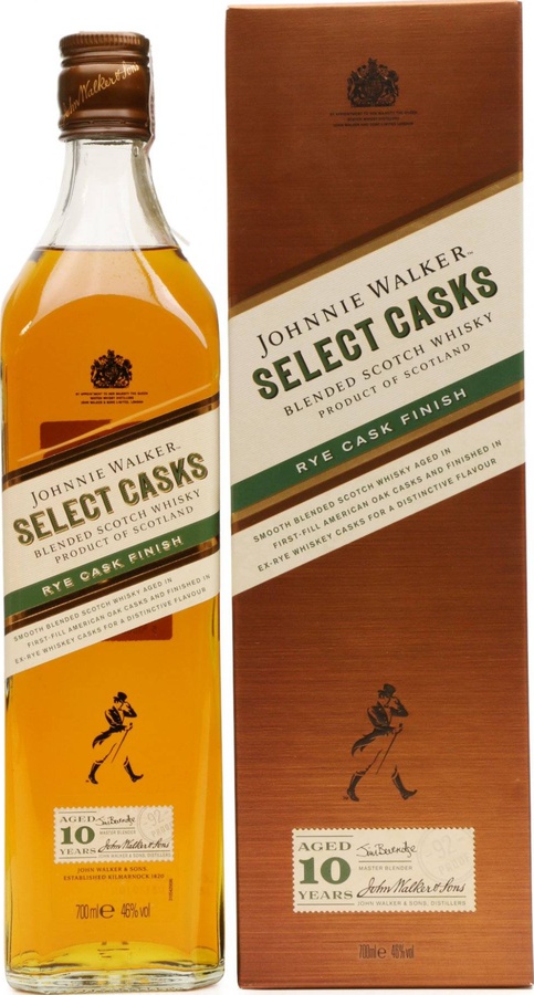 Johnnie Walker 10yo Select Casks Rye Cask Finish 46% 700ml