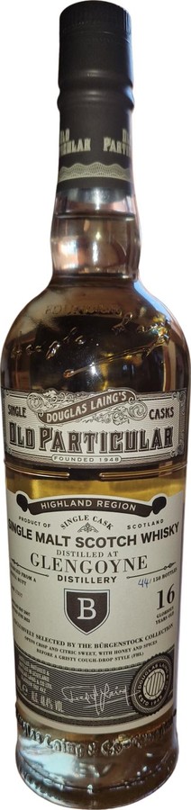 Glengoyne 2007 DL Old Particular Refill Butt grape & grain 48.4% 700ml