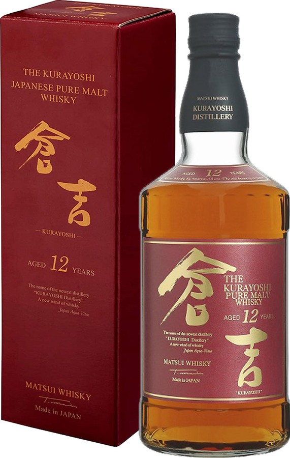 The Kurayoshi 12yo Pure Malt Whisky 43% 700ml