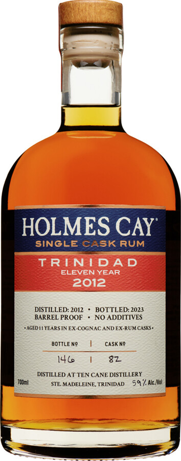 Holmes Cay 2012 Ten Cane Trinidad 11yo 59% 700ml