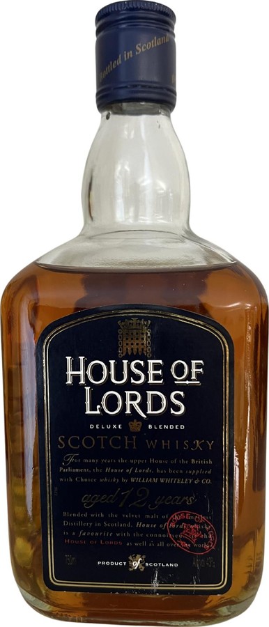 House of Lords 12yo DeLuxe Blended Scotch Whisky 43% 750ml