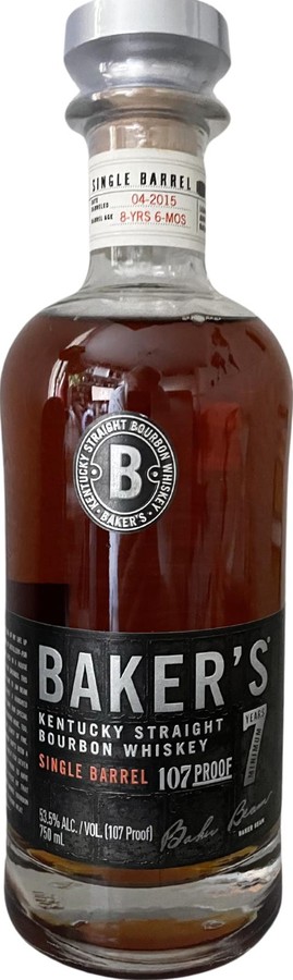 Baker's usa 2015 Single Barrel 53.5% 750ml