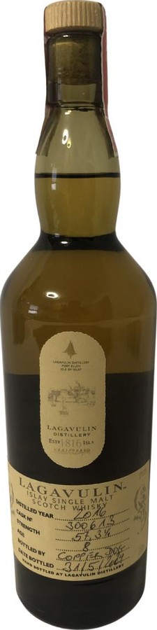 Lagavulin 2016 Hand bottled at the distillery Lagavulin Distillery Exclusive Experience 57.3% 200ml