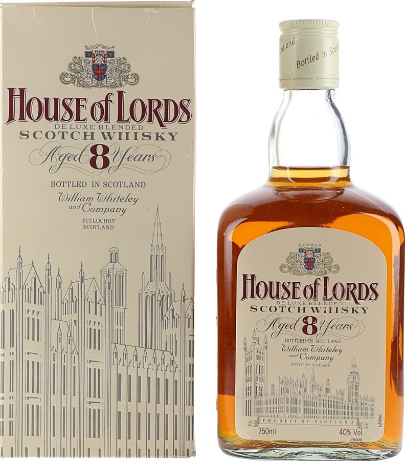 House of Lords 8yo De Luxe Blended Scotch Whisky 40% 750ml