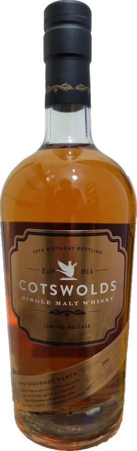 Cotswolds 10th Birthday Party Limited Release 46% 700ml