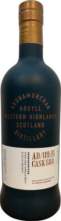 Ardnamurchan 2015 AD 09:15 CK.588 Private Cask Bottling FC-Whisky Denmark 59.8% 700ml