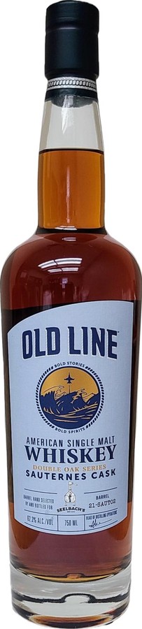 Old Line American Single Malt Double Oak Series Seelbach's 62.3% 750ml