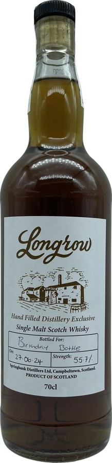 Longrow Hand Filled Distillery Exclusive 55.7% 700ml