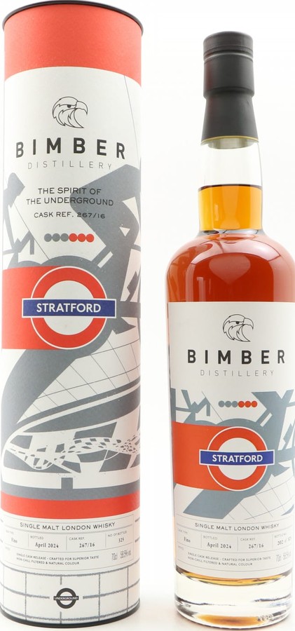 Bimber Stratford The Spirit of the Underground 58.5% 700ml