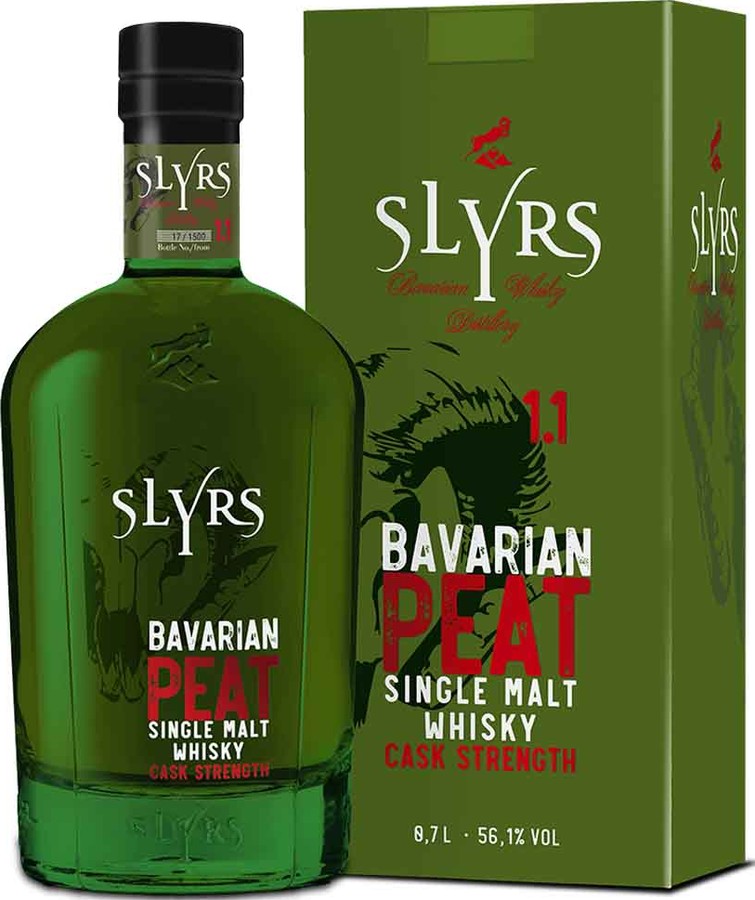 Slyrs Bavarian Peat Cask Strength 56.1% 700ml