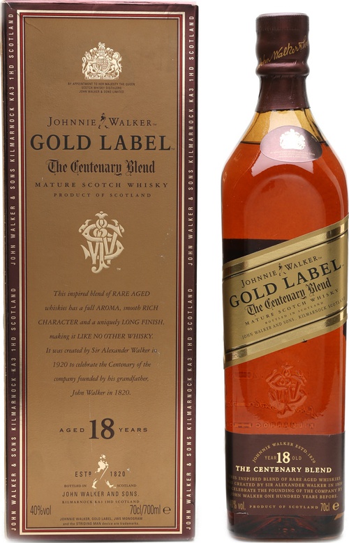 Johnnie Walker Gold Label The Centenary Blend 40% 700ml