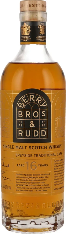 Single Malt Scotch Whisky 16yo BR Speyside Traditional Cask 48.2% 700ml