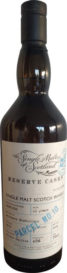 Aultmore 2011 EID The Single Malts of Scotland Reserve Casks 48% 700ml