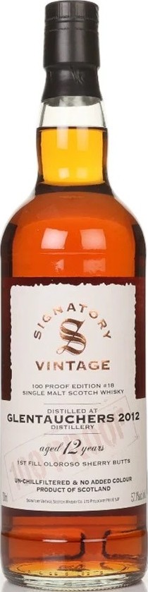 Glentauchers 2012 SV 100 Proof Edition #18 57.1% 700ml