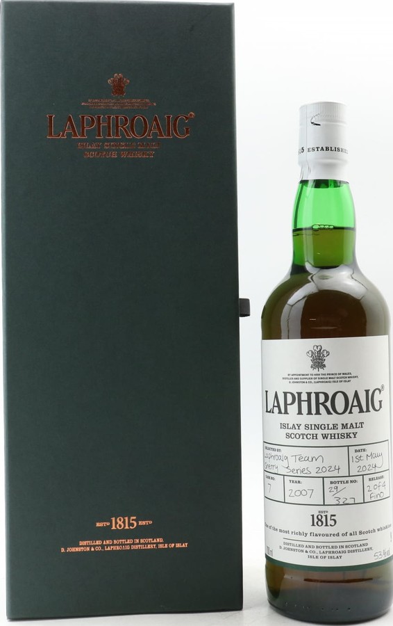 Laphroaig 2007 Laphroaig Team Sherry Series 2024 53% 700ml