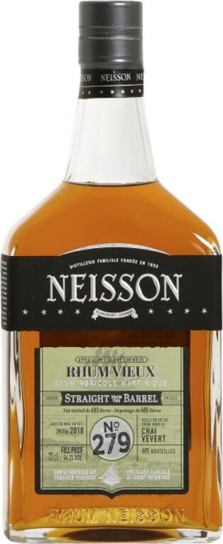 Neisson Straight From The Barrel #279 Chai Vevert 54.2% 700ml