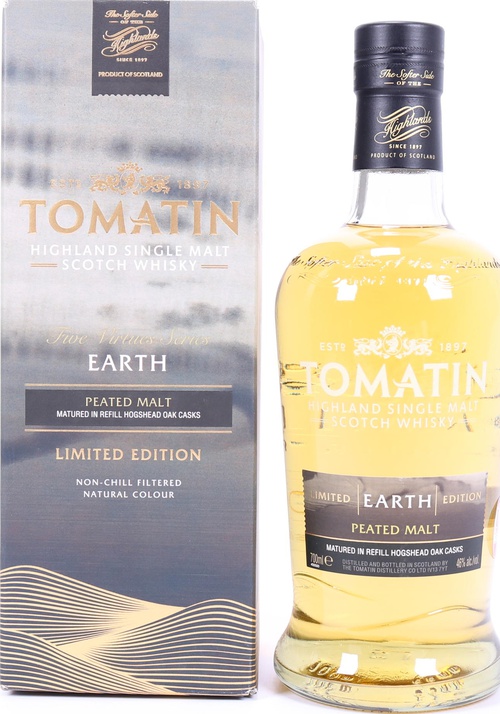 Tomatin Five Virtues Series Earth Limited Edition Refill Hogsheads 46% 700ml