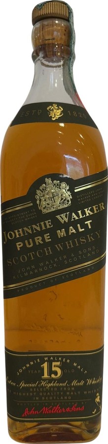 Johnnie Walker 15yo Extra Special Highland Malt Whisky 43% 700ml