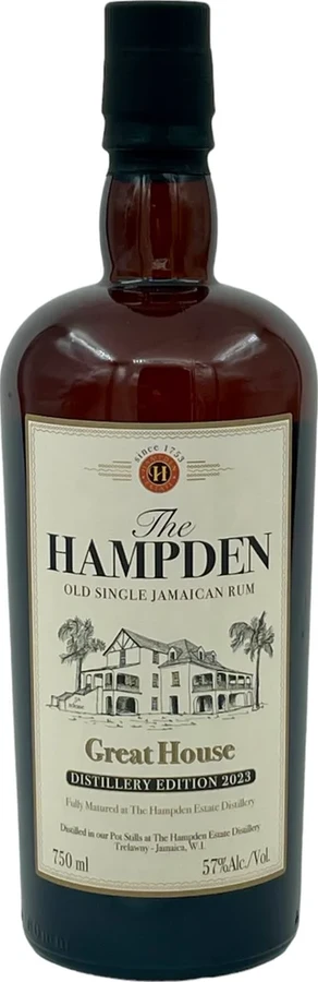 Velier Hampden Estate Great House Distillery Edition 2023 Old Pure Single Jamaican 57% 750ml