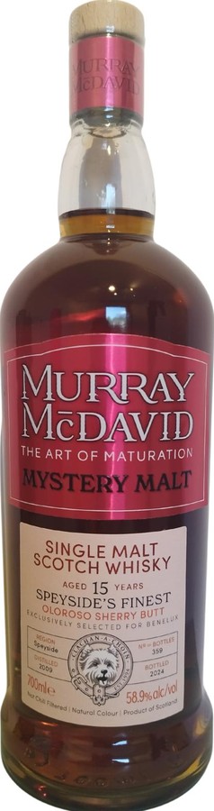 Secret Speyside 2009 MM The Art of Maturation Mystery Malt Benelux 58.9% 700ml