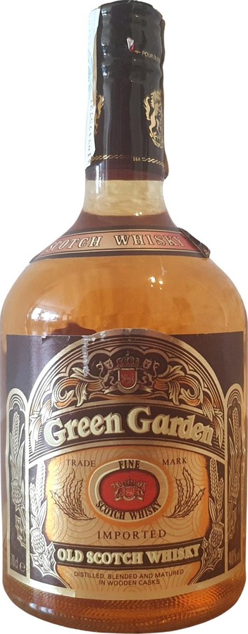 Green Garden Old Scotch Whisky Fine Scotch Whisky Imported B.A.C. SA Barcelona 40% 700ml