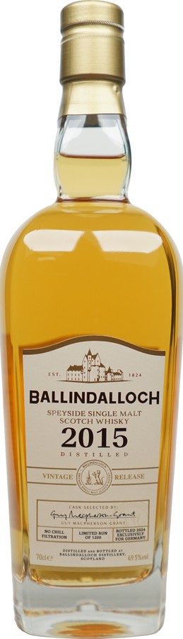 Ballindalloch 2015 Vintage Release Germany 49.5% 700ml