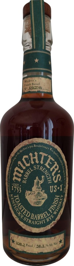 Michter's US 1 Toasted Barrel Finish Rye 54.1% 700ml