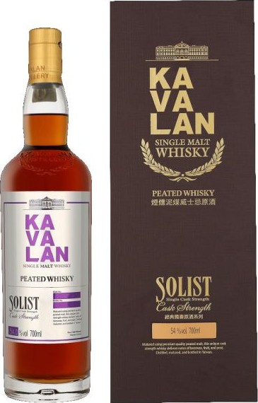 Kavalan Solist Peated Whisky 54% 700ml