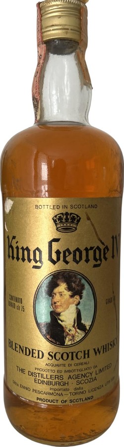 King George IV Blended Scotch Whisky Ennio Pescarmona Torino 40% 750ml