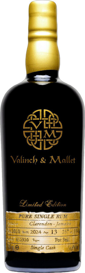 Valinch & Mallet 2010 Clarendon Jamaica The Spirit of Art 13yo 56.6% 700ml