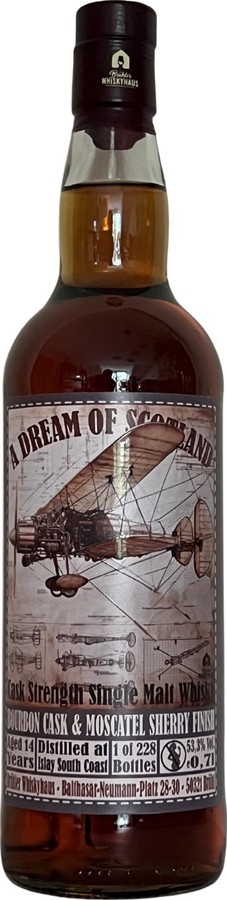 Islay South Coast 14yo BW A Dream of Scotland 53.3% 700ml