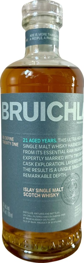 Bruichladdich 21yo Re Define Twenty One Travel Retail Exclusive 50% 700ml