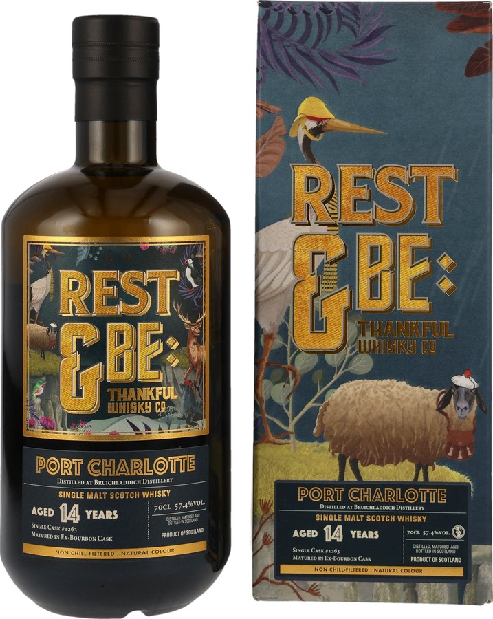 Port Charlotte 2009 RTBW Single Cask Ex-Bourbon Hogshead 57.4% 700ml