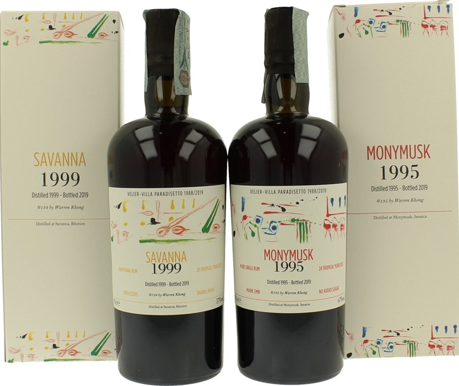 Velier Villa Paradisetto Warren Khong 2 Bottles Set 700ml