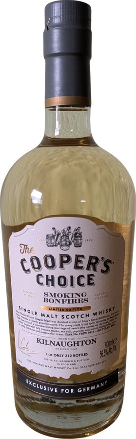 Kilnaughton Smoking Bonfire VM The Cooper's Choice Exclusive for Germany 56.5% 700ml