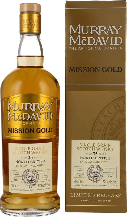 North British 1988 MM Mission Gold 52.1% 700ml