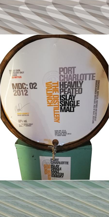 Port Charlotte MDC:02 2012 The Distillery Valinch Distillery only handfill 60% 500ml