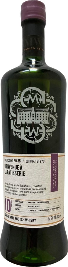 Aberfeldy 2013 SMWS 60.35 Bienvenue A la patisserie 57.6% 700ml