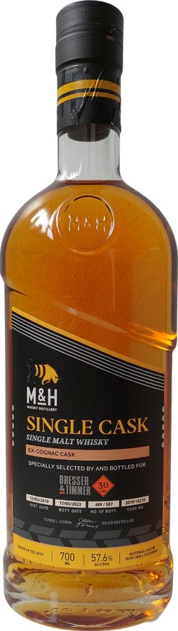 M&H 2019 Bottled for Bresser & Timmer 30th Anniversary Bresser&Timmer 57.6% 700ml