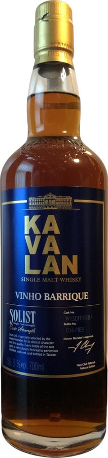 Kavalan Solist wine Barrique LMDW 54.8% 700ml