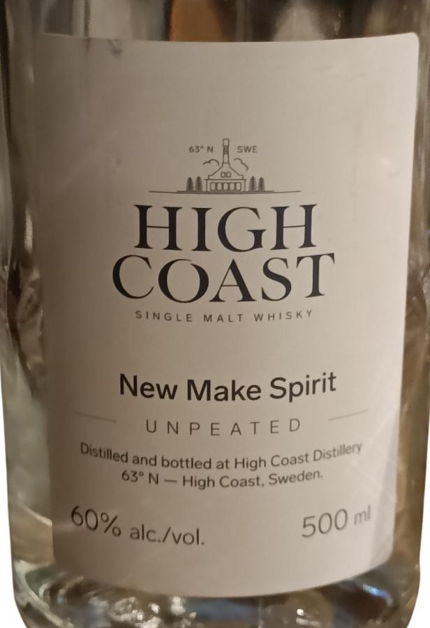 High Coast New Make Spirit Distillery tour 60% 500ml